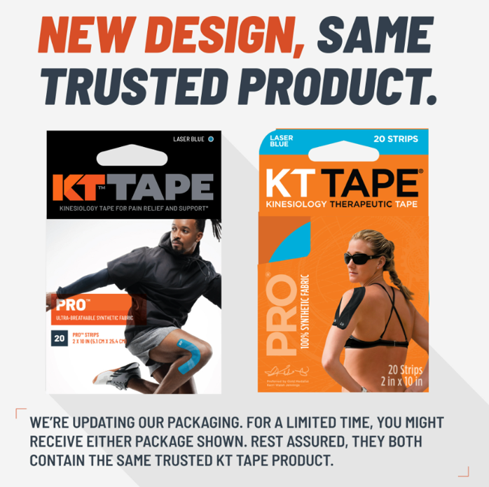 Why does my KT Tape product package look different from the image